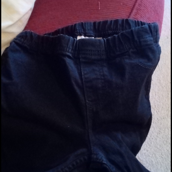 Vtg 1970s Roebuck & Co kids black skinny leg denim - Picture 5 of 11